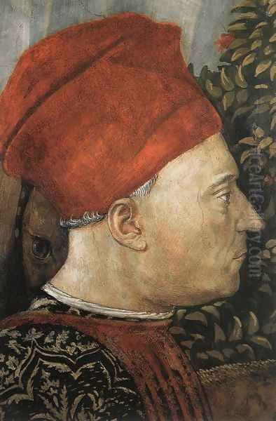 Procession of the Youngest King (detail 8) 1459-60 Oil Painting by Benozzo di Lese di Sandro Gozzoli