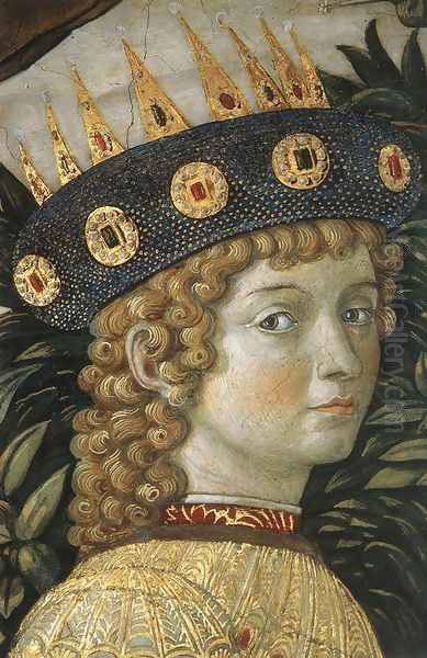 Procession of the Youngest King (detail 5) 1459-60 Oil Painting by Benozzo di Lese di Sandro Gozzoli