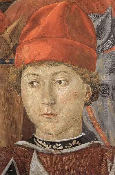 Procession of the Youngest King (detail 7) 1459-60 Oil Painting by Benozzo di Lese di Sandro Gozzoli