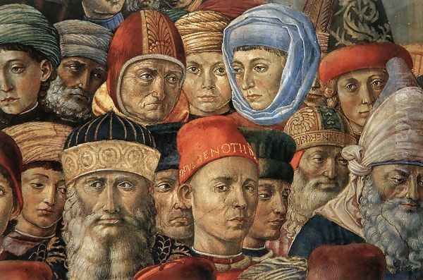 Procession of the Youngest King (detail 4) 1459-60 Oil Painting by Benozzo di Lese di Sandro Gozzoli