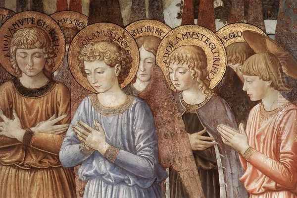 Procession of the Magi (detail 1) 1459-60 Oil Painting by Benozzo di Lese di Sandro Gozzoli