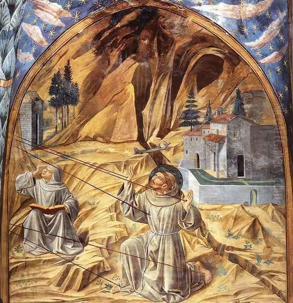 Scenes from the Life of St Francis (Scene 11, south wall) 1452 Oil Painting by Benozzo di Lese di Sandro Gozzoli