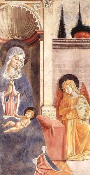 Madonna and Child 2 Oil Painting by Benozzo di Lese di Sandro Gozzoli