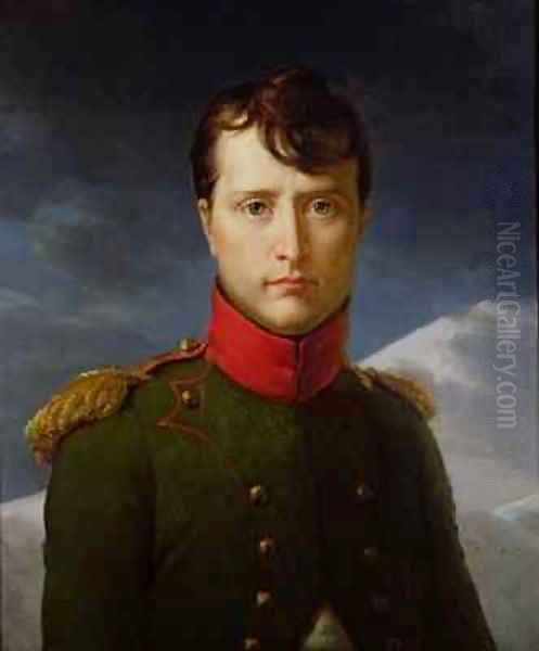 Portrait of Napoleon Bonaparte 1769-1821 1st Consul Oil Painting by Baron Francois Gerard