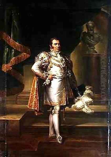 Charles Ferdinand of France 1778-1820 in the Costume of a French Prince Oil Painting by Baron Francois Gerard