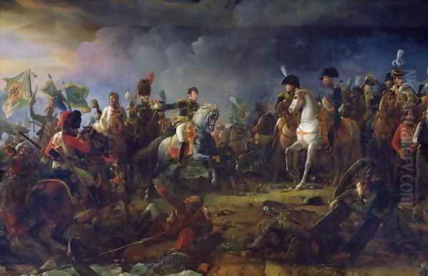 The Battle of Austerlitz 2nd December 1805 detail of General Rapp Oil Painting by Baron Francois Gerard