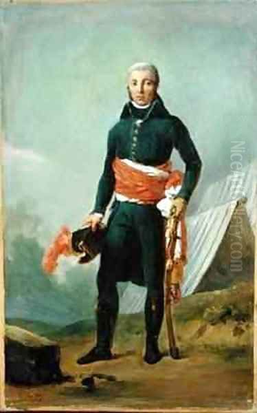 General Jean Victor Moreau 1763-1813 Oil Painting by Baron Francois Gerard