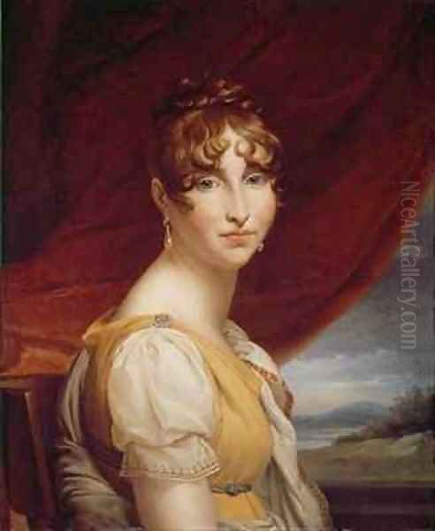 Hortense de Beauharnais 1783-1837 Oil Painting by Baron Francois Gerard