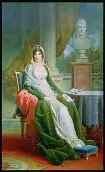 Maria Letizia Ramolino Bonaparte 1750-1836 mother of Napoleon Bonaparte Oil Painting by Baron Francois Gerard