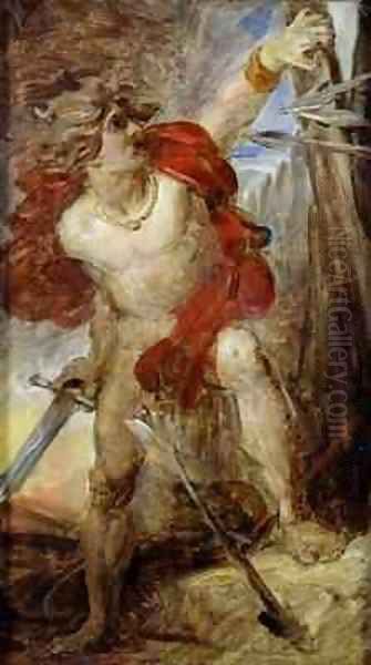 Study for Gaulish Courage Oil Painting by Baron Francois Gerard