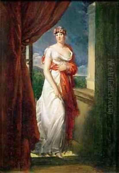 Madame Tallien 1773-1835 Oil Painting by Baron Francois Gerard