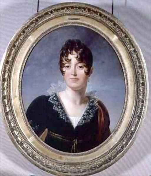 Portrait of Desiree Clary 1781-1860 Princess Royal of Sweden Oil Painting by Baron Francois Gerard