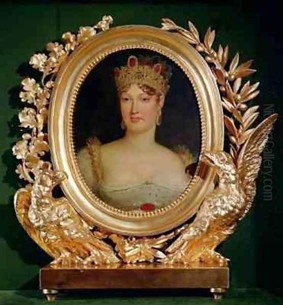 Portrait of Empress Marie Louise (1791-184 of Austria Oil Painting by Baron Francois Gerard