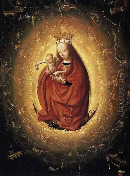 Virgin and Child 1480s Oil Painting by Tot Sint Jans Geertgen