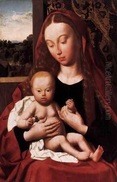 Virgin and Child 2 Oil Painting by Tot Sint Jans Geertgen