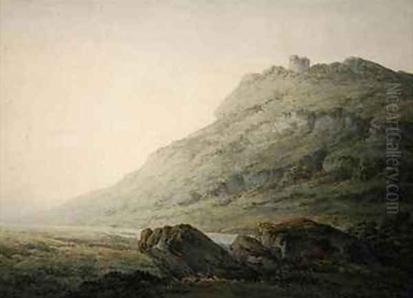 The Peak at Castleton Derbyshire Oil Painting by John Glover