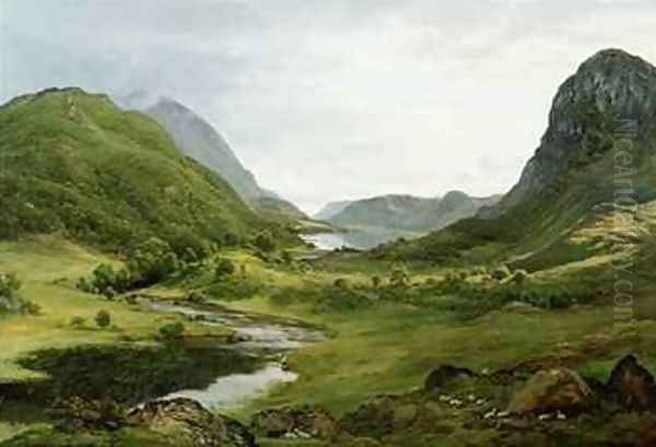 Thirlmere Oil Painting by John Glover