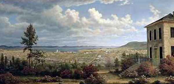 Hobart Town Oil Painting by John Glover