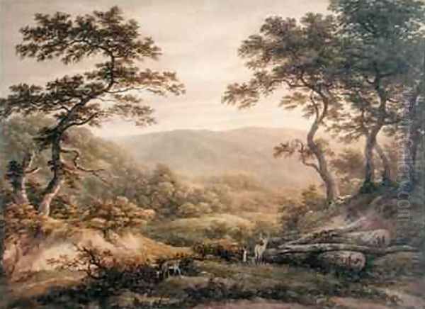 Needlewood Forest Hampshire Oil Painting by John Glover