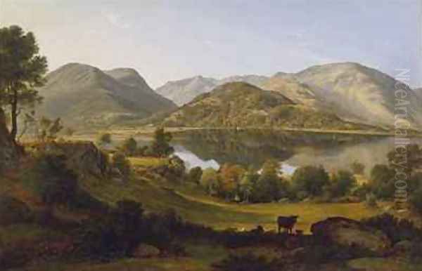 Ullswater early morning Oil Painting by John Glover