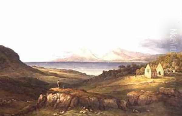 Scottish Coastal Landscape Oil Painting by John Glover