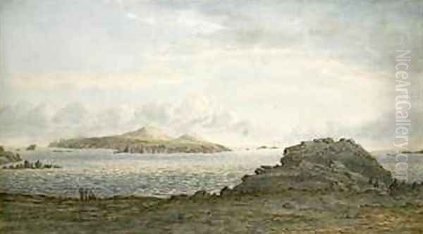 St Davids Head Pembrokeshire Oil Painting by John Glover