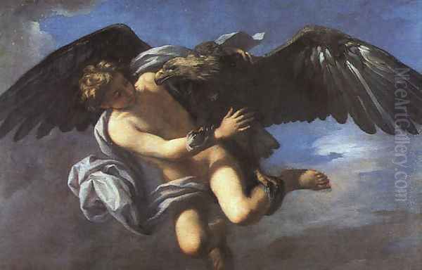 The Rape of Ganymede 1700 Oil Painting by Anton Domenico Gabbiani