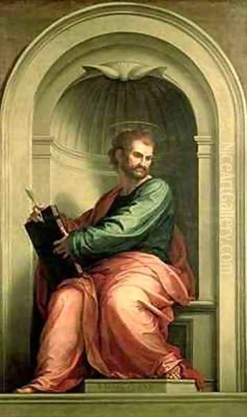 St Mark the Evangelist Oil Painting by Anton Domenico Gabbiani