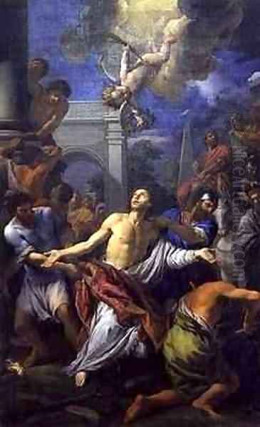 The Martyrdom of St Lawrence Oil Painting by Anton Domenico Gabbiani