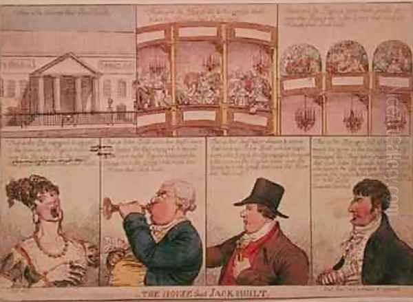 The House that Jack Built Oil Painting by James Gillray