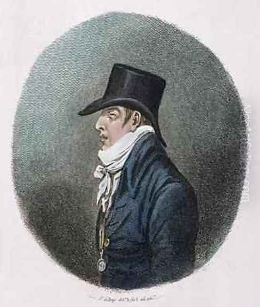 A portrait Oil Painting by James Gillray