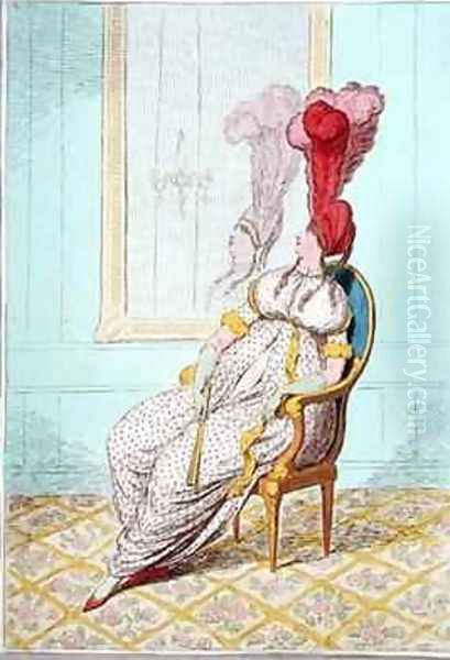 A Portrait of Modern Elegance Oil Painting by James Gillray