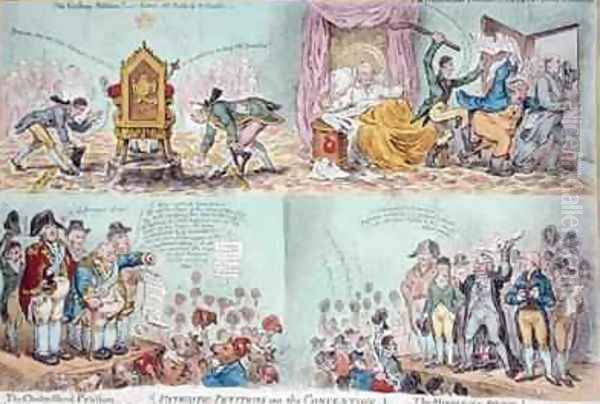 Patriotic Petitions on the Convention Oil Painting by James Gillray