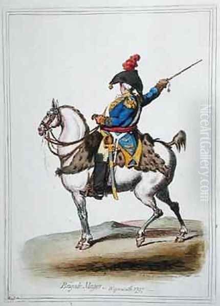 Brigade Major Oil Painting by James Gillray