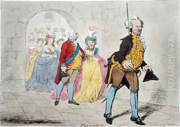 Polonius Oil Painting by James Gillray