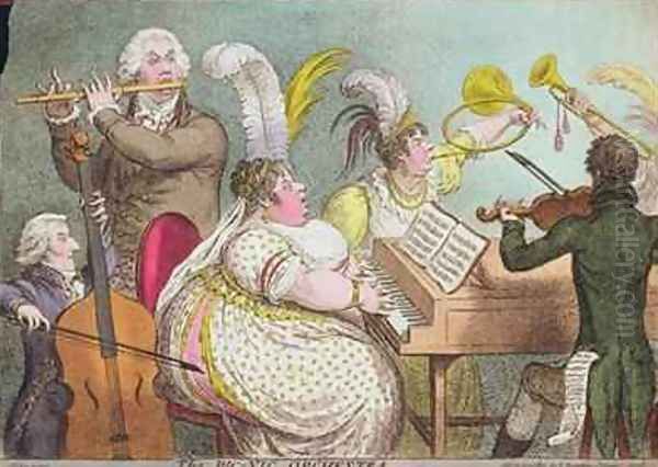 The Pic Nic Orchestra Oil Painting by James Gillray