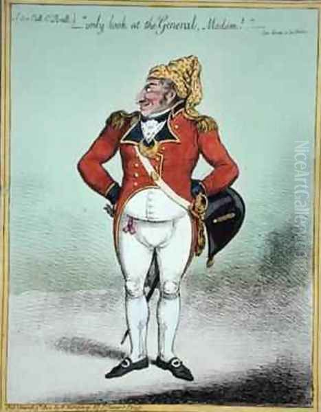 only look at the General Madam Oil Painting by James Gillray