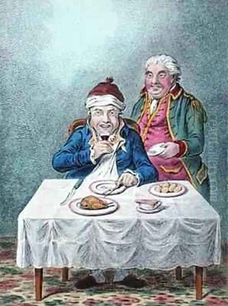 Charming well Again Oil Painting by James Gillray