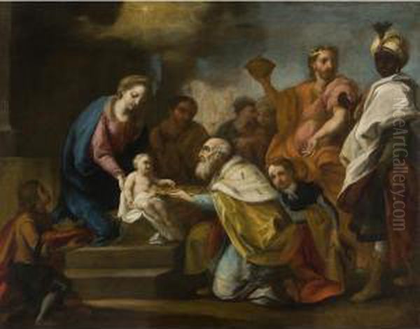 Adorazione Dei Magi Oil Painting by Jacopo (Giacomo) Amigoni