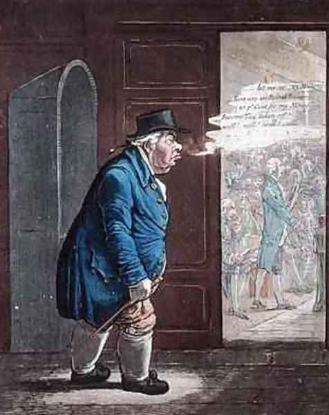 Hope Oil Painting by James Gillray