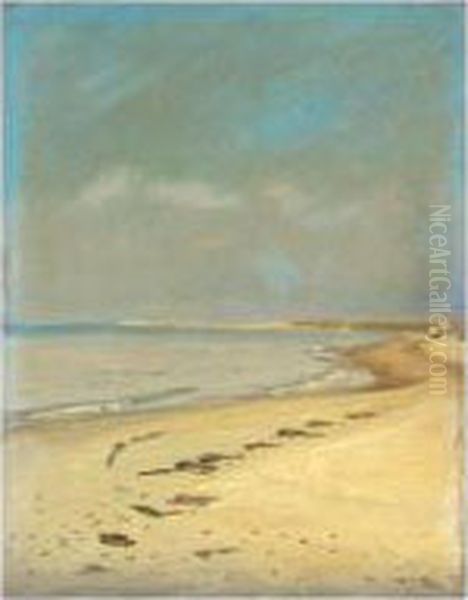 Skagen Oil Painting by Michael Ancher