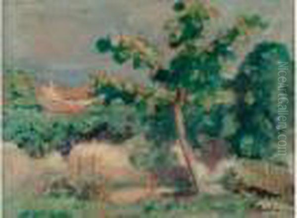 Coin De Jardin Oil Painting by Albert Andre