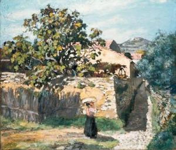 Le Figuier Oil Painting by Albert Andre