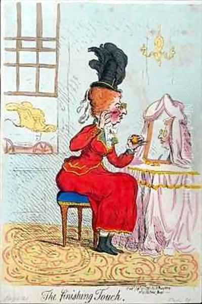 The Finishing Touch Oil Painting by James Gillray