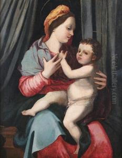 The Madonna And Child Oil Painting by Andrea Del Sarto