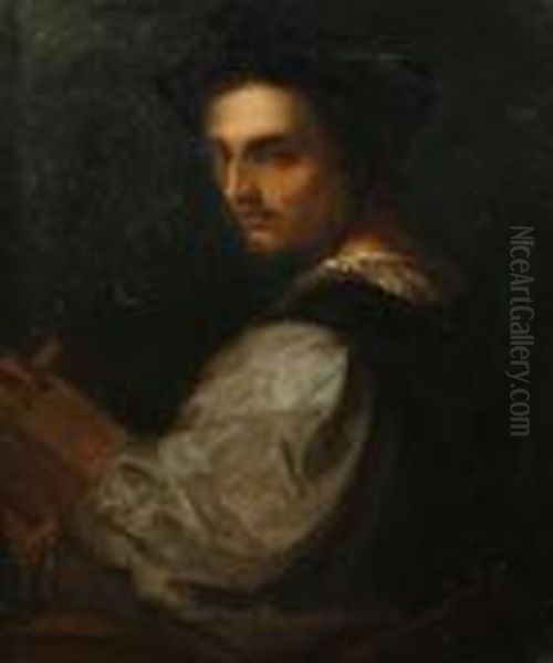 Portrait Of A Young Man Oil Painting by Andrea Del Sarto