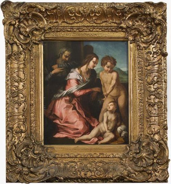 Sacra Famiglia Oil Painting by Andrea Del Sarto