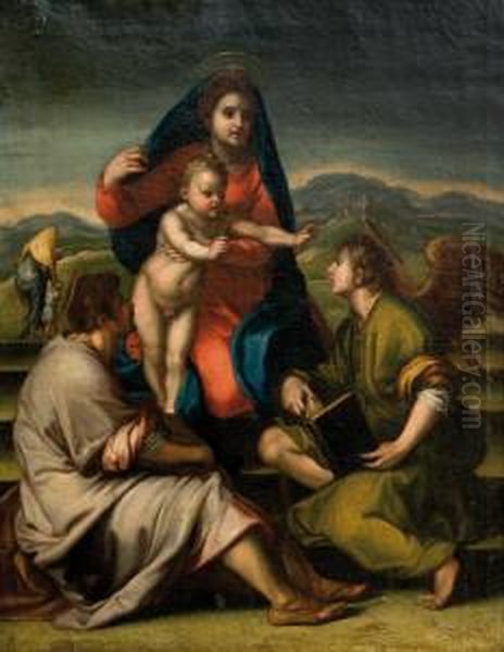 Escena Religiosa Oil Painting by Andrea Del Sarto