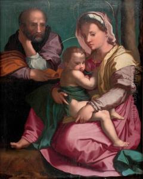 The Barberini Holy Family Oil Painting by Andrea Del Sarto