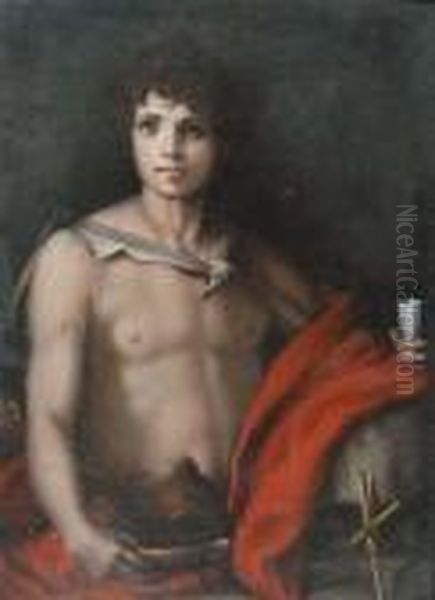 St. John The Baptist Oil Painting by Andrea Del Sarto